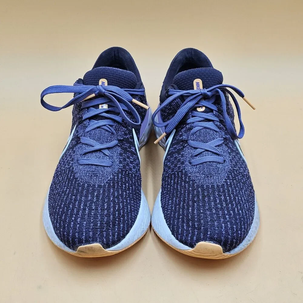 Nike React Infinity Run Flyknit 3 Womens Shoes Style DD3024 Purple/White Sz 10